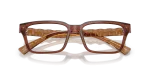 กรอบแว่นสายตา Armani Exchange AX3116F-8358 Shiny Transparent Brown Armani Exchange AX3116F close-up ด้านหน้า