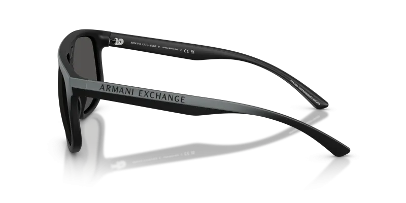 แว่นกันแดด Armani Exchange AX4161SU-838887 มุมข้าง ทรงนักบินเต็มขอบ