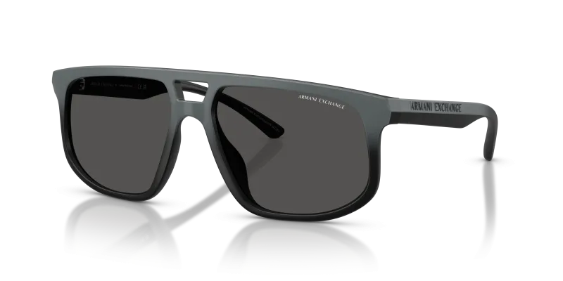 Armani Exchange AX4161SU-838887 แว่นกันแดดเทาไล่ระดับด้าน เลนส์เทาเข้ม ผู้ชาย