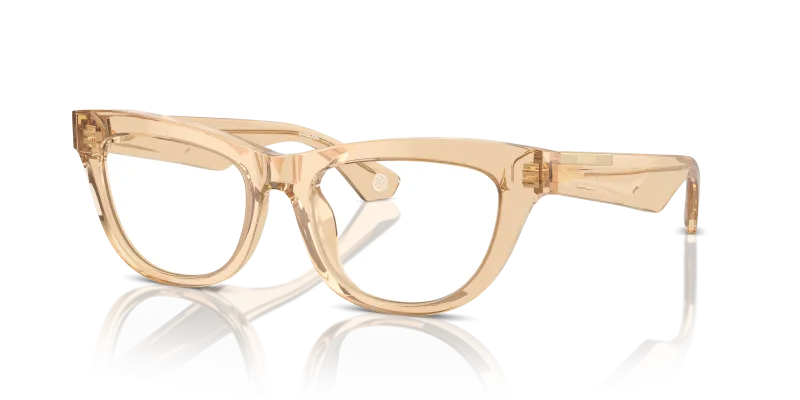 Burberry BE2406U 4063 แว่นสายตาสีน้ำตาลประกาย สำหรับผู้หญิง