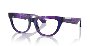Burberry BE2406U 4113 แว่นสายตาลาย Check Violet สำหรับผู้หญิง