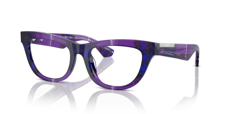 กรอบแว่นสายตา Burberry BE2406U-4113 Check Violet Burberry BE2406U 4113 แว่นสายตาลาย Check Violet สำหรับผู้หญิง