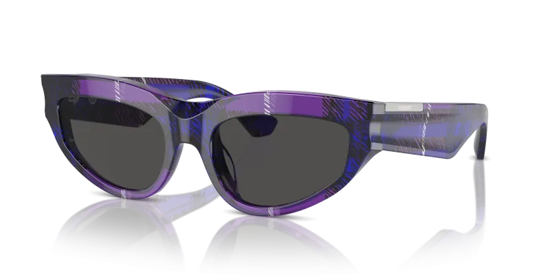Burberry BE4425U-411387 แว่นกันแดดลาย Check Violet สุภาพสตรี