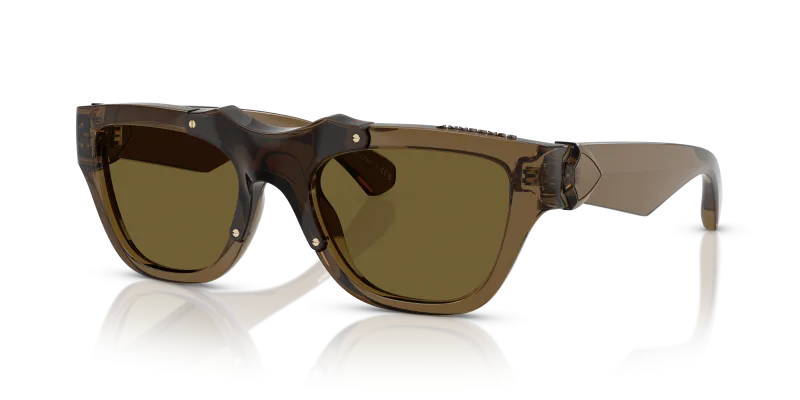 แว่นกันแดด Burberry BE4445U-414373 Green Dark Brown Burberry BE4445U 414373 แว่นกันแดดโทนเขียวเลนส์น้ำตาลเข้ม ยูนิเซ็กซ์