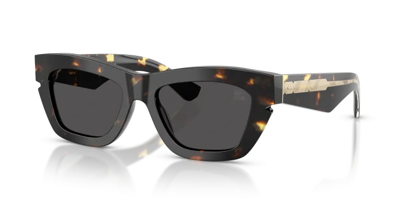 แว่นกันแดด Burberry BE4454F-410687 Yellow Havana Dark Grey Burberry BE4454F 410687 แว่นกันแดดลายฮาวานาเหลือง สำหรับผู้หญิง