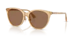 Burberry BE4464D 416773 แว่นกันแดดทรงกลมสีเบจ ผู้หญิง