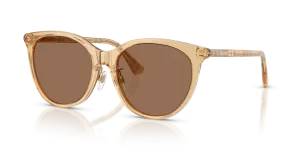Burberry BE4464D 416773 แว่นกันแดดทรงกลมสีเบจ ผู้หญิง