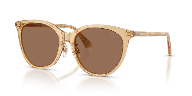 Burberry BE4464D 416773 แว่นกันแดดทรงกลมสีเบจ ผู้หญิง