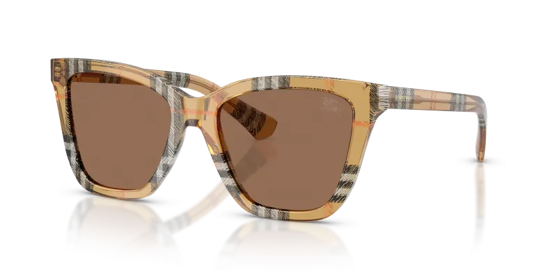 Burberry BE4470F 416373 แว่นกันแดดทรงสี่เหลี่ยมจัตุรัส สำหรับผู้หญิง