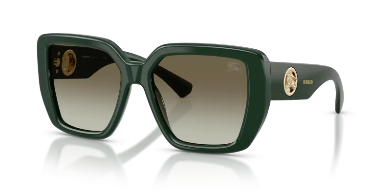 Burberry BE4471F 42038E แว่นกันแดดเลนส์ไล่ระดับสีเขียว สำหรับผู้หญิง