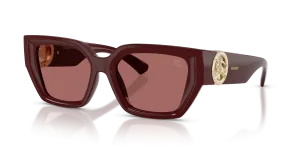 Burberry BE4472U 411969 แว่นกันแดดสีบอร์โด สำหรับผู้หญิง