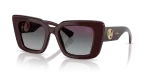 Burberry BE4476F 42048G แว่นกันแดดสีบอร์โด เลนส์ไล่ระดับสีเทา สำหรับผู้หญิง
