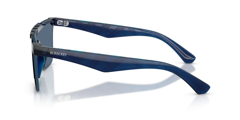 แว่นกันแดด Burberry BE4480D 411080 มุมข้าง ทรง Shield ไซซ์ XL