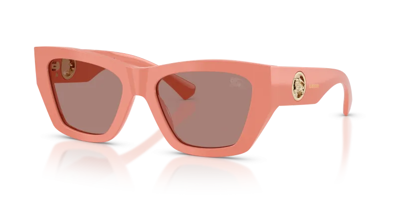 แว่นกันแดด Burberry BE4492-421973 Pink Light Brown Burberry BE4492 421973 แว่นกันแดดทรงตาแมวสีชมพู สำหรับผู้หญิง