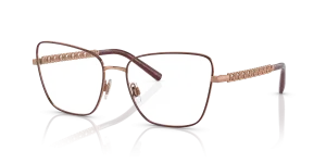 Dolce & Gabbana DG1346 1333 แว่นสายตาโลหะทองชมพู สำหรับผู้หญิง