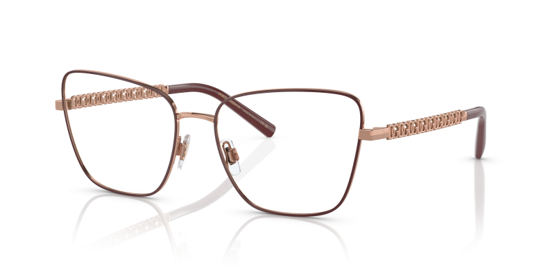 Dolce & Gabbana DG1346 1333 แว่นสายตาโลหะทองชมพู สำหรับผู้หญิง