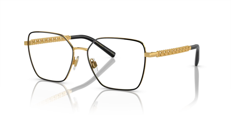 Dolce & Gabbana DG1351 1334 แว่นสายตาทองดำ สำหรับผู้หญิง