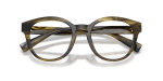 กรอบแว่นสายตา Dolce & Gabbana DG3421-3066 Striped Green Dolce & Gabbana DG3421 3066 close-up ด้านหน้า