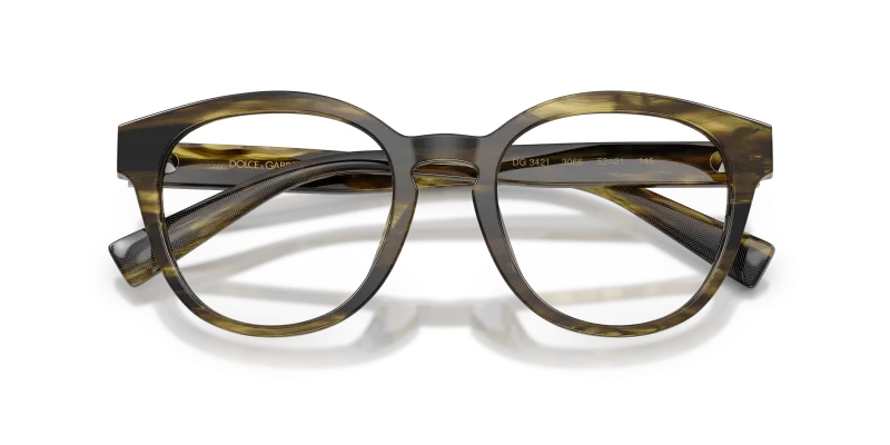 Dolce & Gabbana DG3421 3066 close-up ด้านหน้า