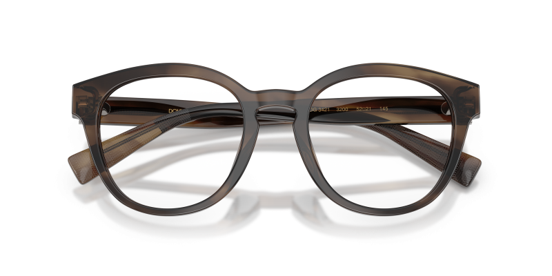 Dolce & Gabbana DG3421 3200 close-up ด้านหน้า