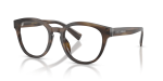 กรอบแว่นสายตา Dolce & Gabbana DG3421-3200 Striped Tobacco Dolce & Gabbana DG3421 3200 แว่นสายตาลายบุหรี่แถบน้ำตาล สำหรับผู้ชาย
