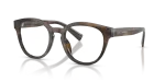 กรอบแว่นสายตา Dolce & Gabbana DG3421-3200 Striped Tobacco Dolce & Gabbana DG3421 3200 แว่นสายตาลายบุหรี่แถบน้ำตาล สำหรับผู้ชาย