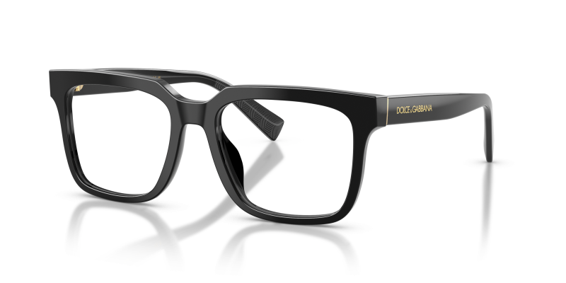 กรอบแว่นสายตา Dolce & Gabbana DG3422-501 Black Dolce & Gabbana DG3422 501 แว่นสายตาสีดำ สำหรับผู้ชาย