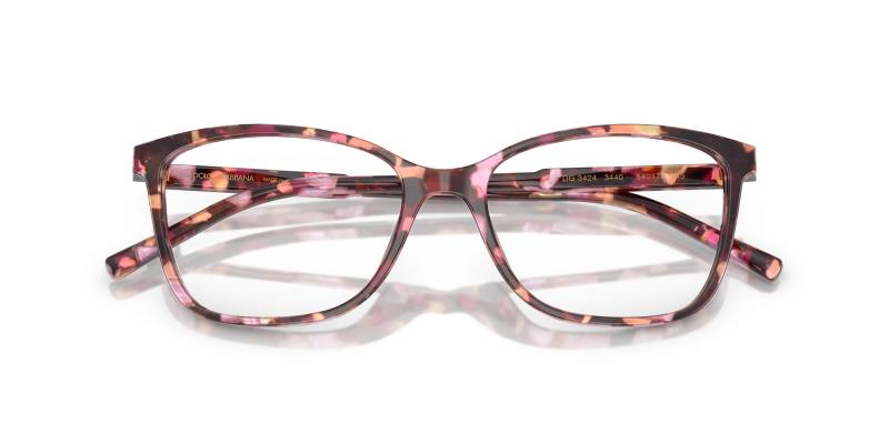 Dolce & Gabbana DG3424 3440 close-up ลวดลาย