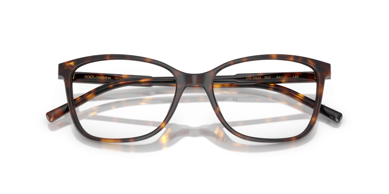 Dolce & Gabbana DG3424 502 close-up ด้านหน้า