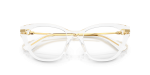 กรอบแว่นสายตา Dolce & Gabbana DG3428-3133 Crystal Dolce Gabbana DG3428 3133 close-up ด้านหน้า