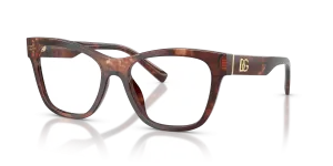 Dolce & Gabbana DG3430 3222 แว่นสายตาลายฮาวานาแดงเข้ม สำหรับผู้หญิง