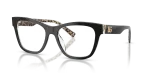 Dolce & Gabbana DG3430 3299 แว่นสายตาลายเสือดาวดำน้ำตาล สำหรับผู้หญิง