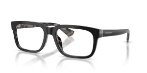 กรอบแว่นสายตา Dolce Gabbana DG3432 3403 ดำเฉดฮาวานาเทา สำหรับผู้ชาย