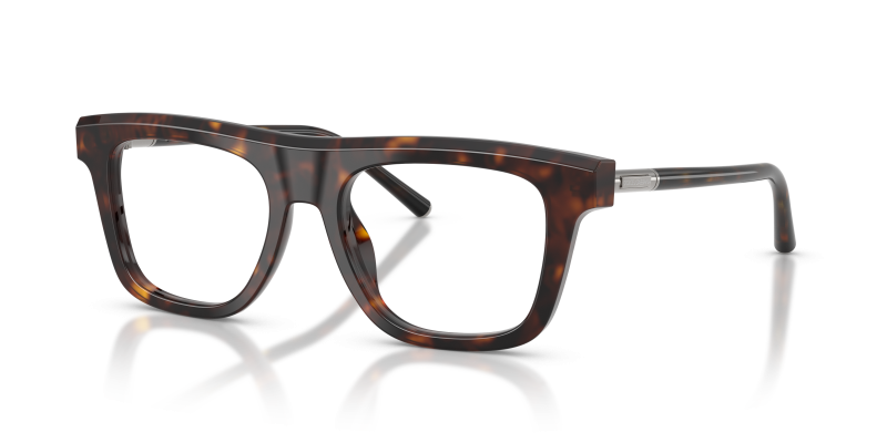Dolce & Gabbana DG3434 502 แว่นสายตาลายฮาวานา ขาแว่นโลหะ