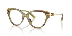 Dolce & Gabbana DG3438 3475 แว่นสายตาลายแถบเขียวโปร่งใส สำหรับผู้หญิง