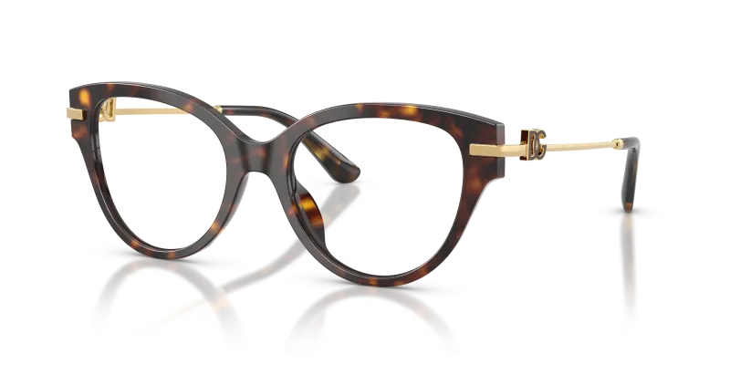 กรอบแว่นสายตา Dolce & Gabbana DG3438-502 Havana Dolce Gabbana DG3438 502 แว่นสายตาลายฮาวานา สำหรับผู้หญิง