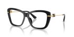 กรอบแว่นสายตา Dolce & Gabbana DG3439-501 Black Dolce & Gabbana DG3439 501 แว่นสายตาสีดำคู่ขาทอง สำหรับผู้หญิง