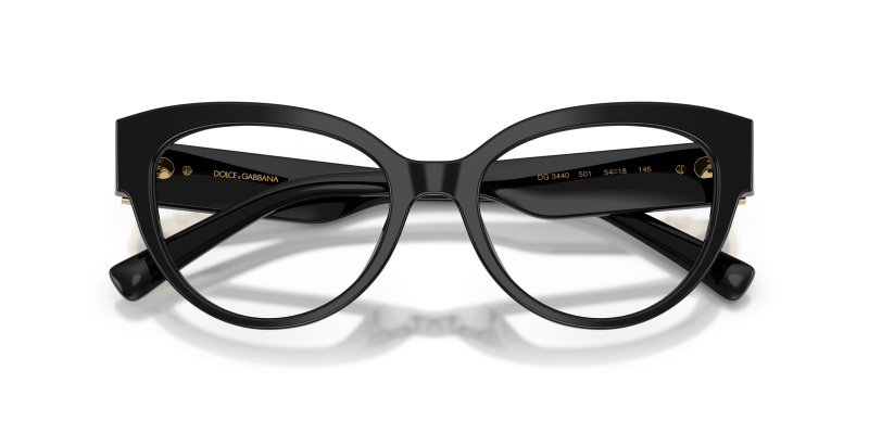 Dolce & Gabbana DG3440 501 close-up ด้านหน้า