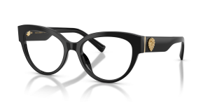 Dolce & Gabbana DG3440 501 แว่นสายตาทรงตาแมวสีดำ สำหรับผู้หญิง