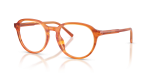 กรอบแว่นสายตา Dolce & Gabbana DG3444-3483 Transparent Camel On Striped Ginger Dolce & Gabbana DG3444 3483 แว่นสายตาลายทางสีขิง สำหรับผู้ชาย