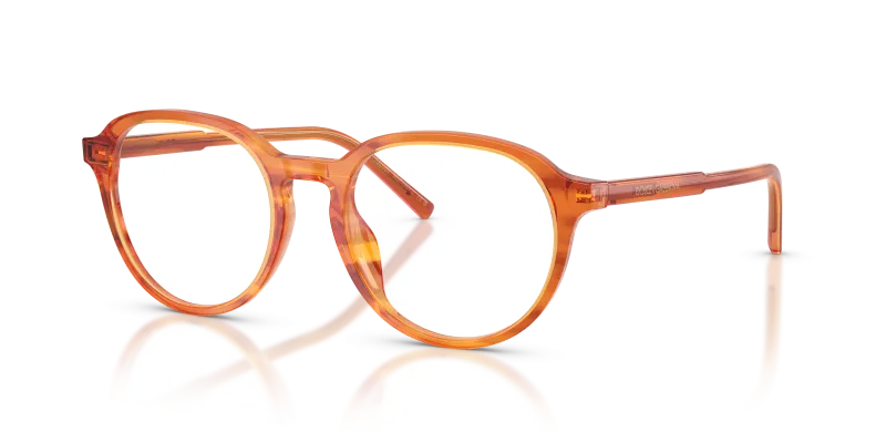 Dolce & Gabbana DG3444 3483 แว่นสายตาลายทางสีขิง สำหรับผู้ชาย