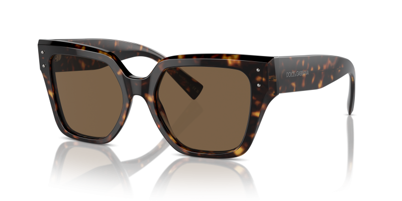 Dolce & Gabbana DG4471F 502/73 กรอบลายฮาวานา เลนส์น้ำตาลเข้ม