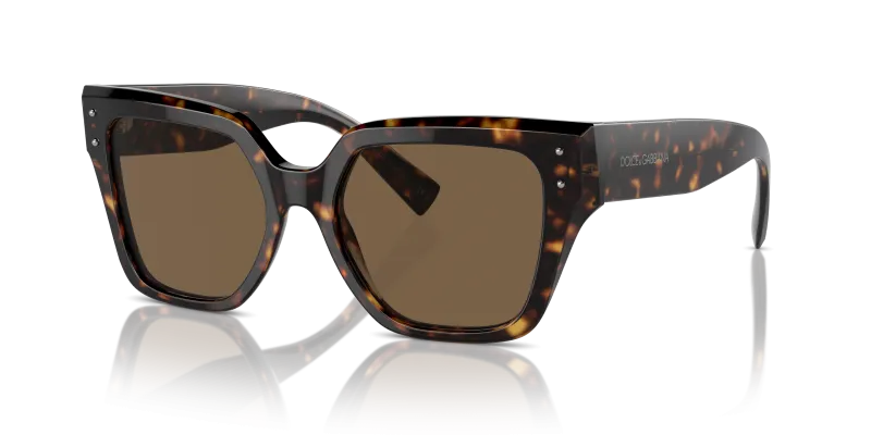 Dolce & Gabbana DG4471F 502/73 กรอบลายฮาวานา เลนส์น้ำตาลเข้ม