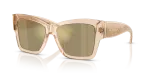 แว่นกันแดด Dolce Gabbana DG4493 343203 คาเมลโปร่งใส สำหรับผู้หญิง