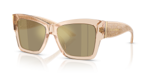 แว่นกันแดด Dolce Gabbana DG4493 343203 คาเมลโปร่งใส สำหรับผู้หญิง