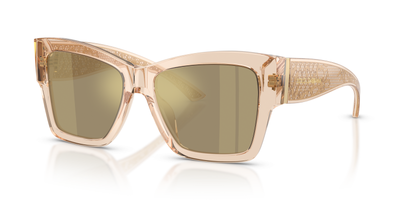 แว่นกันแดด Dolce Gabbana DG4493 343203 คาเมลโปร่งใส สำหรับผู้หญิง