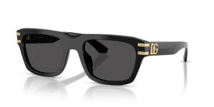 Dolce & Gabbana DG4496 501/87 แว่นกันแดดสีดำล้วน สำหรับผู้ชาย