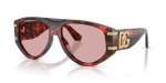 Dolce & Gabbana DG4499 335884 แว่นกันแดดเลนส์ม่วงอ่อน สำหรับผู้หญิง
