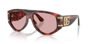 Dolce & Gabbana DG4499 335884 แว่นกันแดดเลนส์ม่วงอ่อน สำหรับผู้หญิง