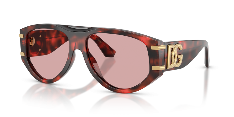 Dolce & Gabbana DG4499 335884 แว่นกันแดดเลนส์ม่วงอ่อน สำหรับผู้หญิง